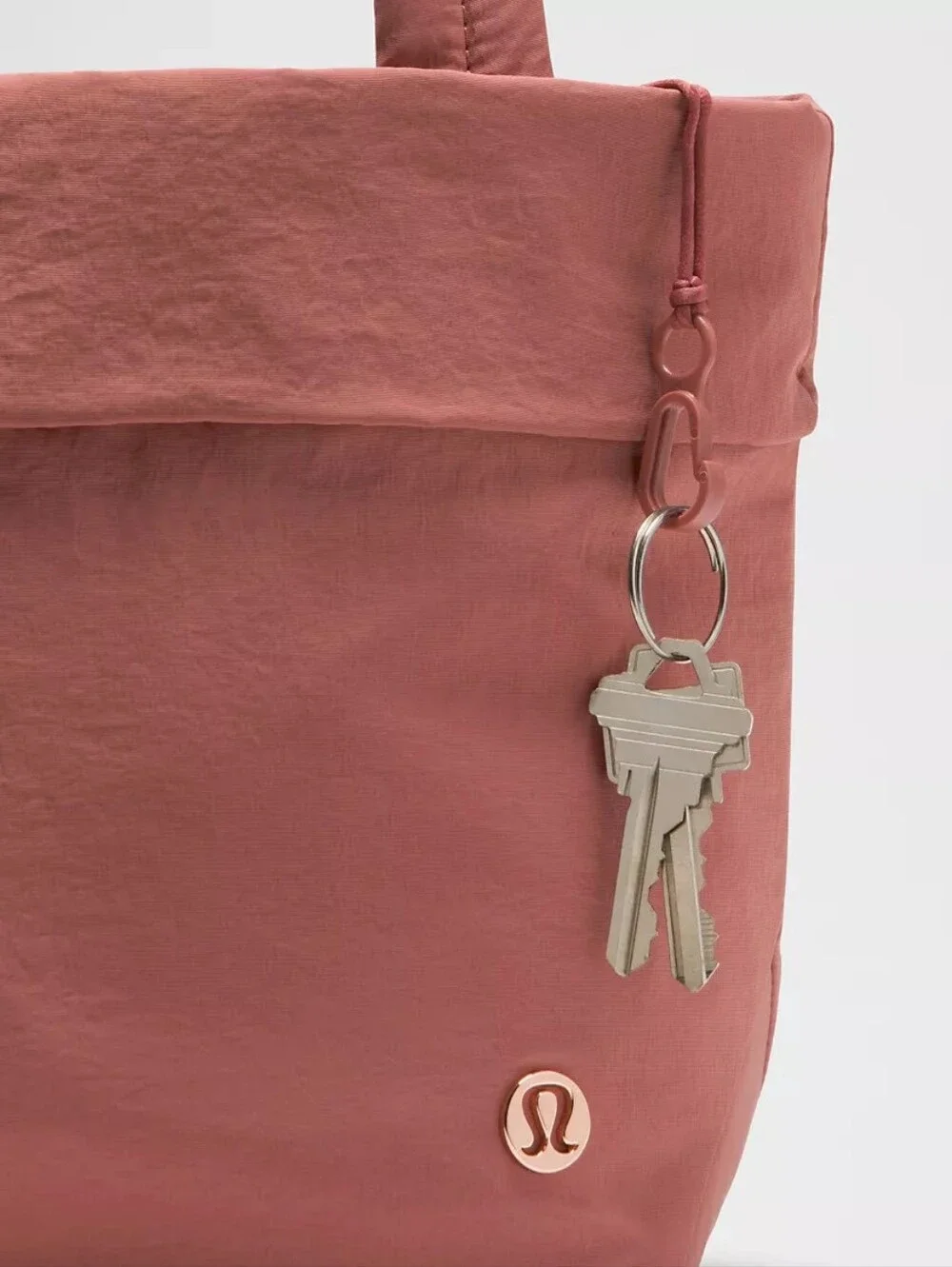 Lululemon Dusk & Rose Gold On My Level Small Tote Bag 5L Crossbody NWT - Picture 5 of 10